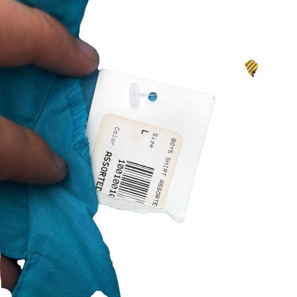 Brand New Dragon Ball Z Button Up Laguna Blue - Picture 4 of 6